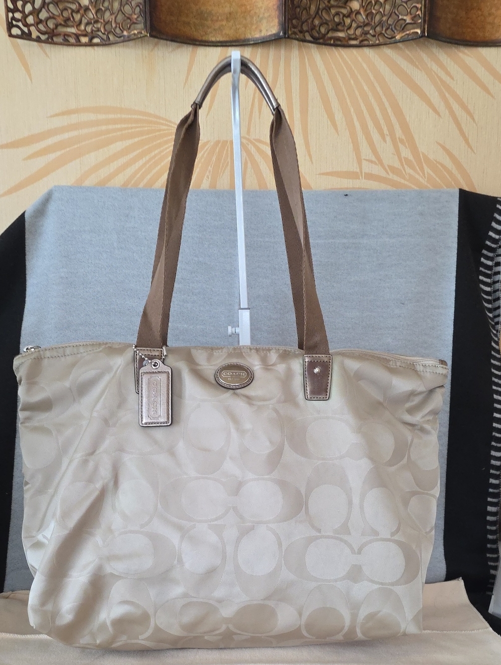 Coach Signature Nylon Travel Bag - NWT